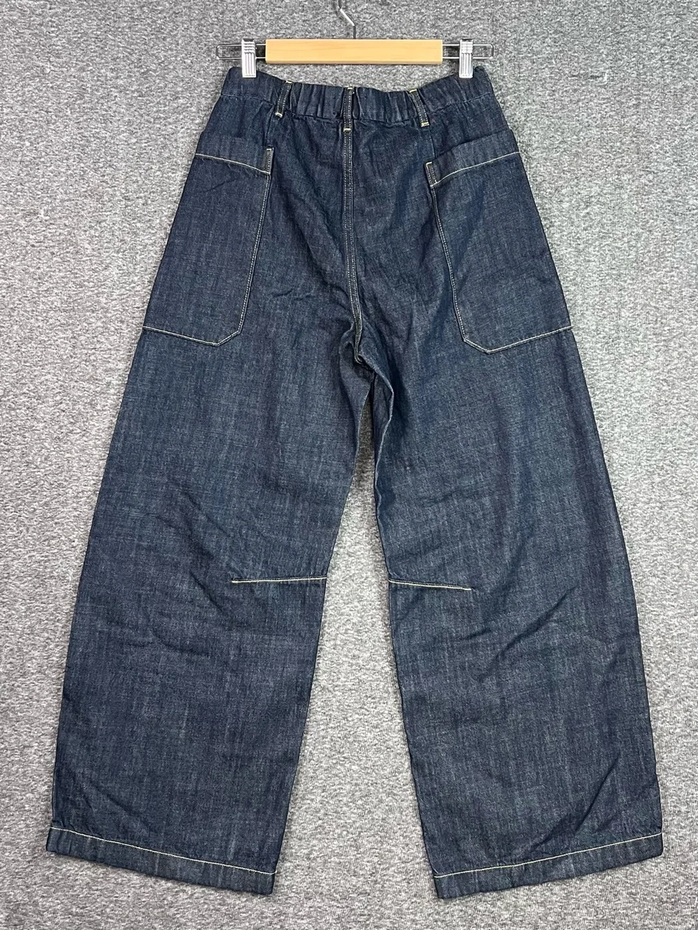 Everlane Dark Wash Wide-Leg Flare Jeans